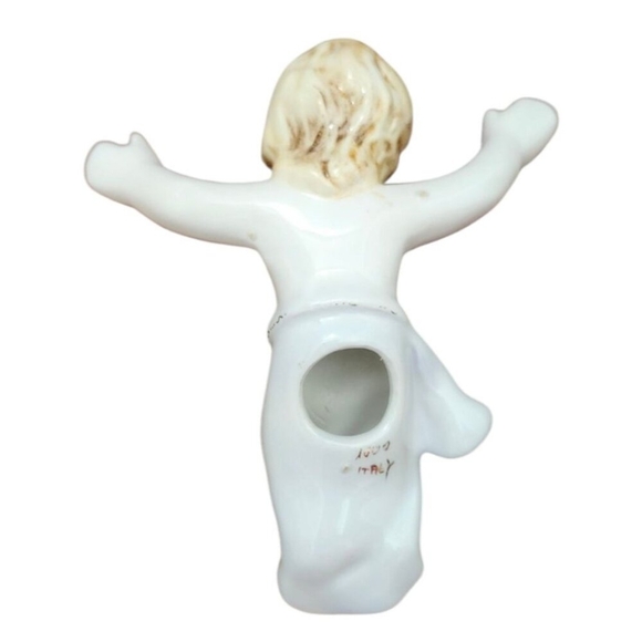 Italian Porcelain Hand Painted Child Jesus - Picture 6 of 10